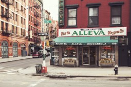 Photo d'un restaurant Italien dans le quartier de Little Italy à New-York