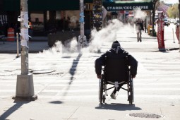 photo d'une personne handicapée à New-York, USA